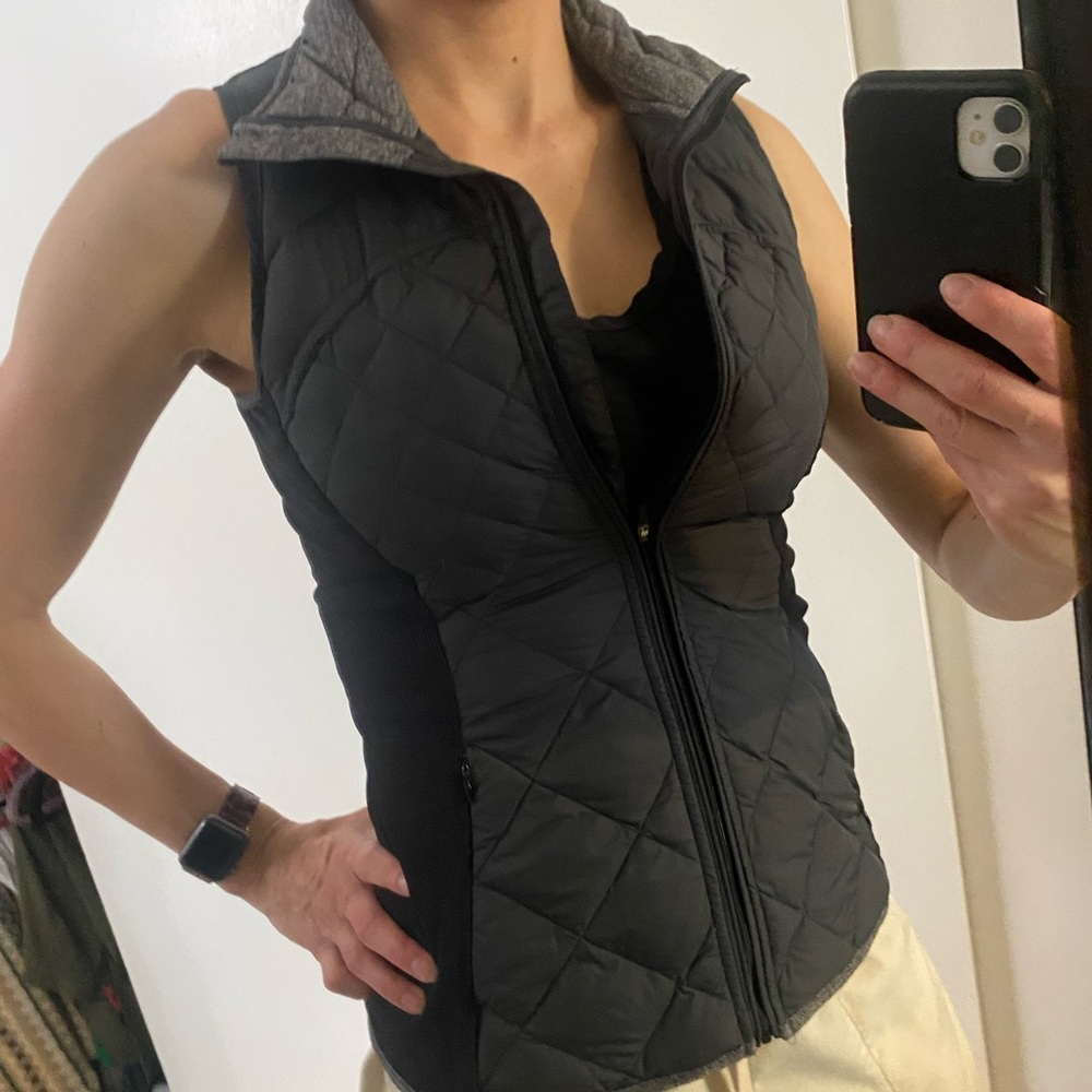 lululemon athletica Black Quilted Vest